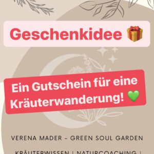 Gutschein Kräuterwanderung - Termin frei wählbar